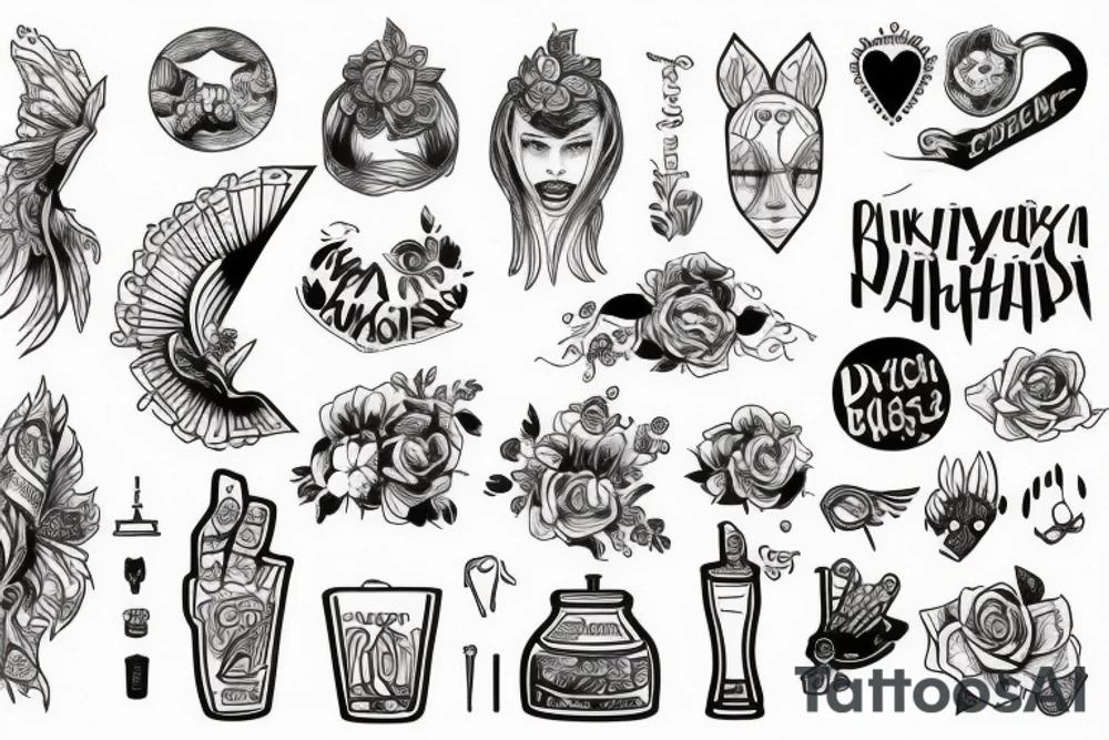 Буква а с сердцем tattoo idea