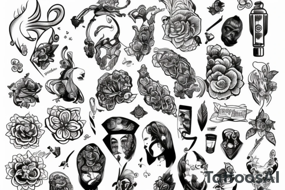 Буква а с сердцем tattoo idea