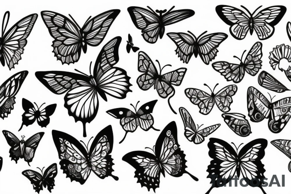 Butterfly tattoo idea