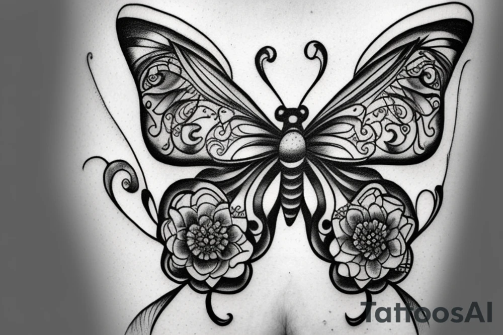 Butterfly tattoo idea