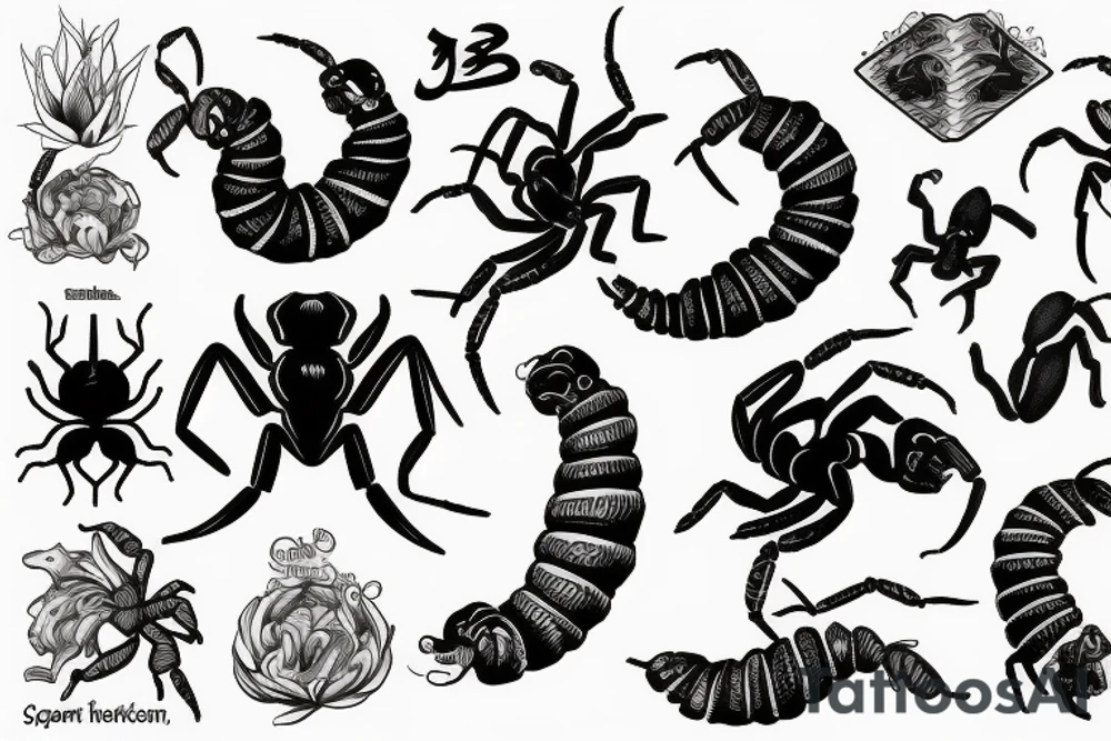 scorpion tattoo idea