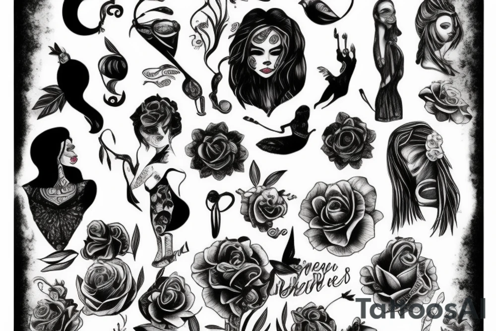 Women, life, freedom tattoo idea