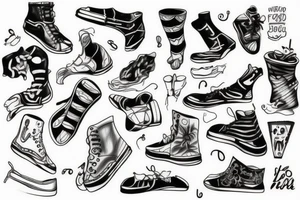 foot tattoo idea