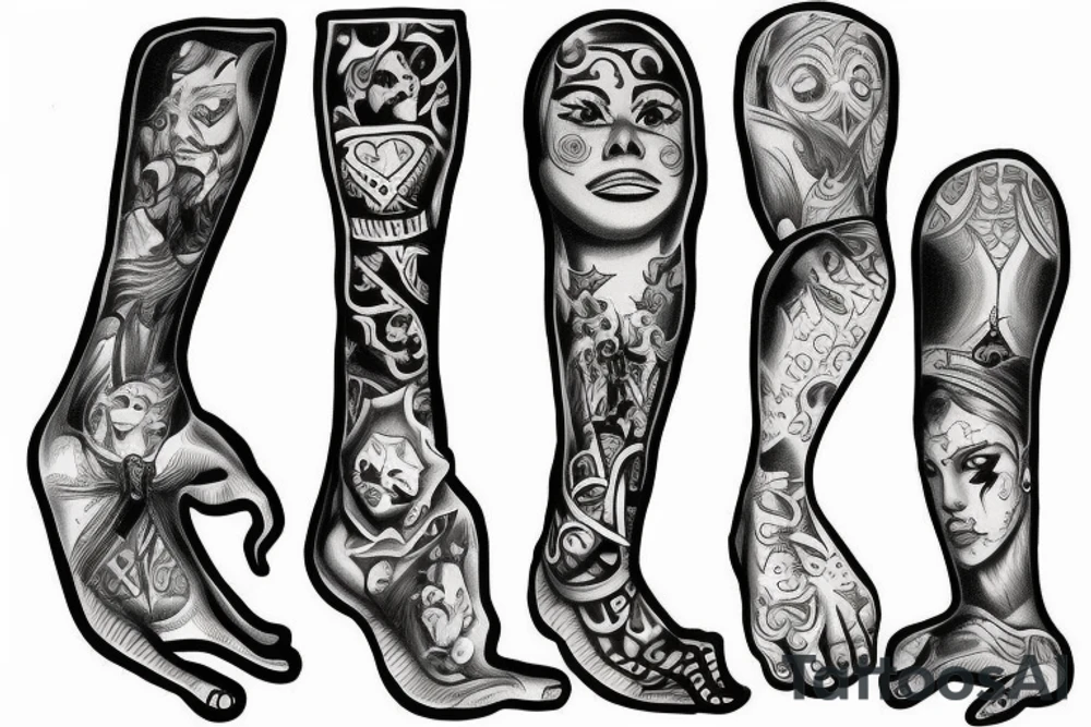 foot tattoo idea