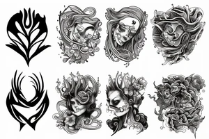 pain water tattoo idea
