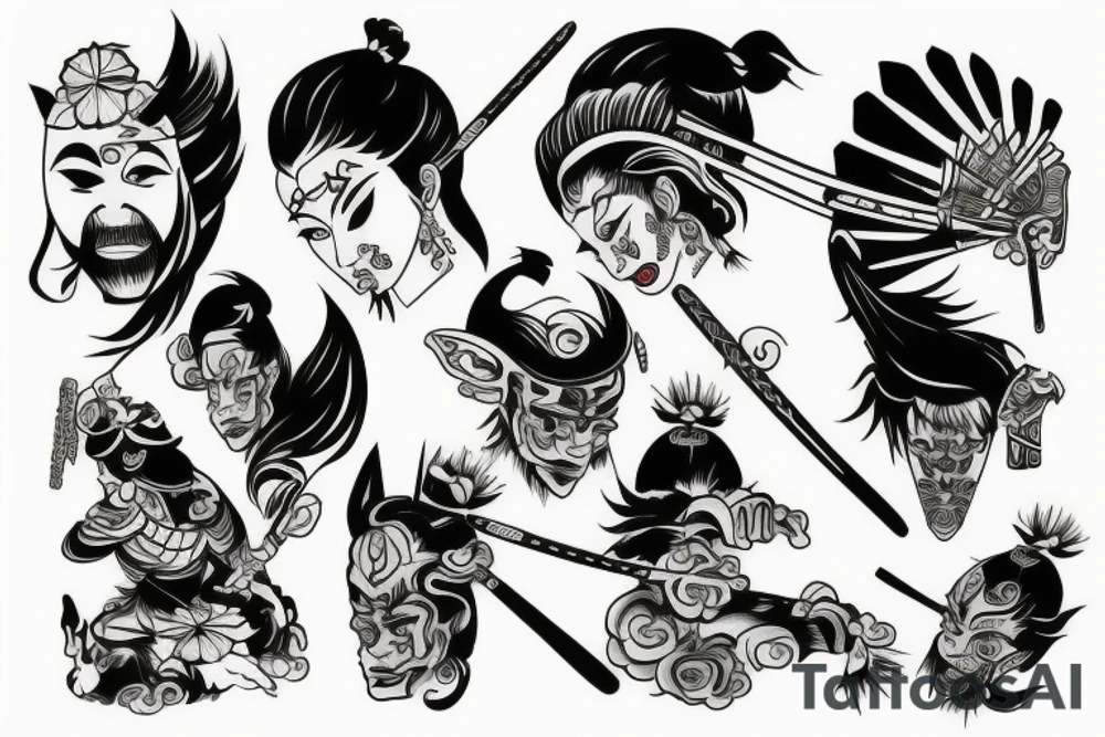 Samurai tattoo idea
