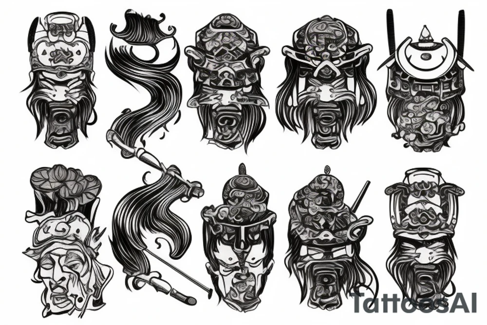 Samurai tattoo idea