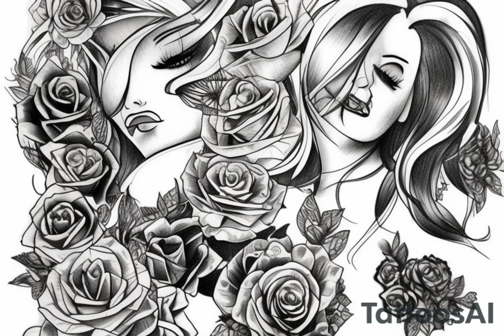 girl sexy tattoo idea