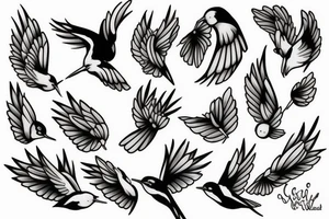 Swallow tattoo idea