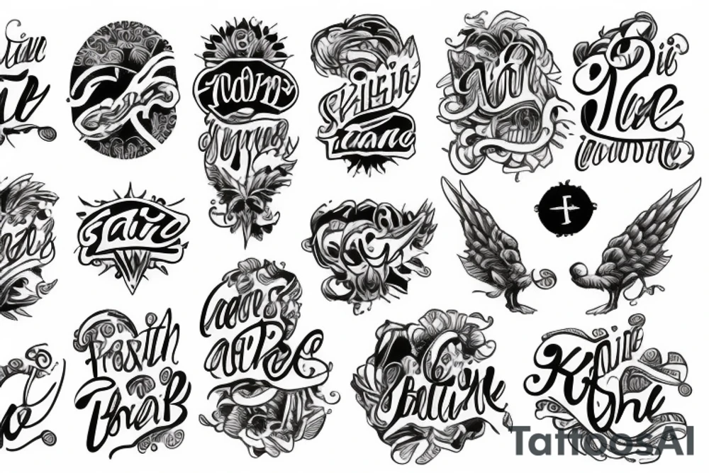 small faith tatoo tattoo idea
