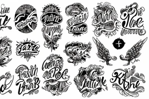 small faith tatoo tattoo idea