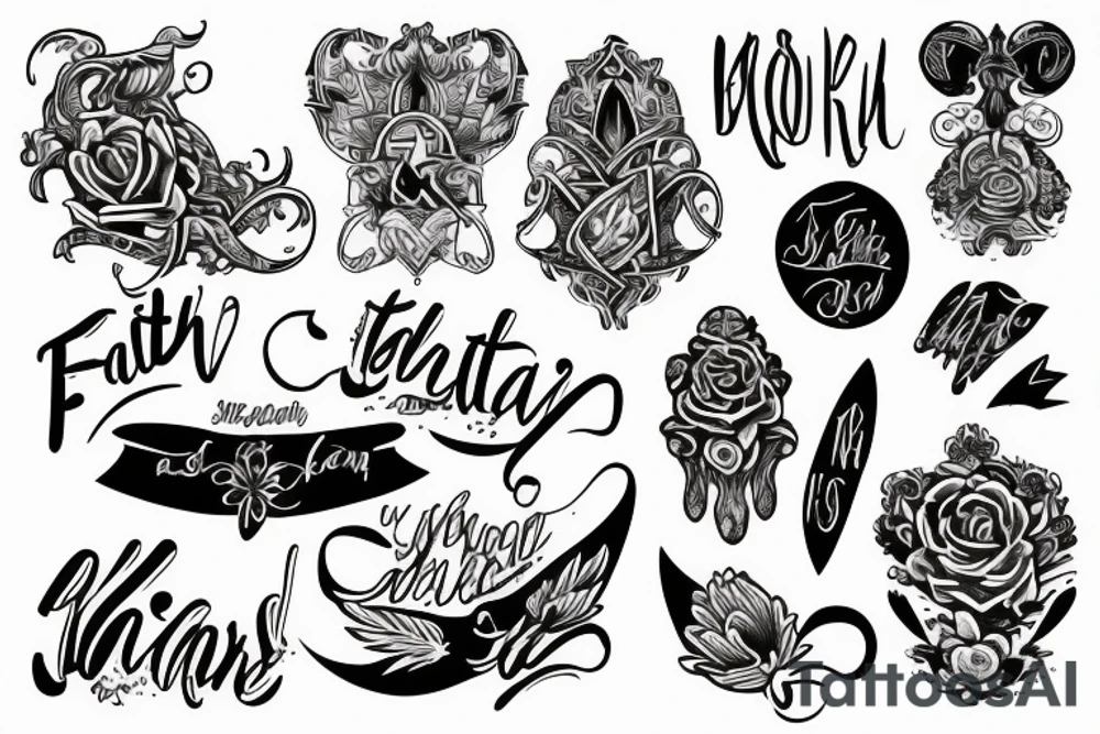small faith tatoo tattoo idea