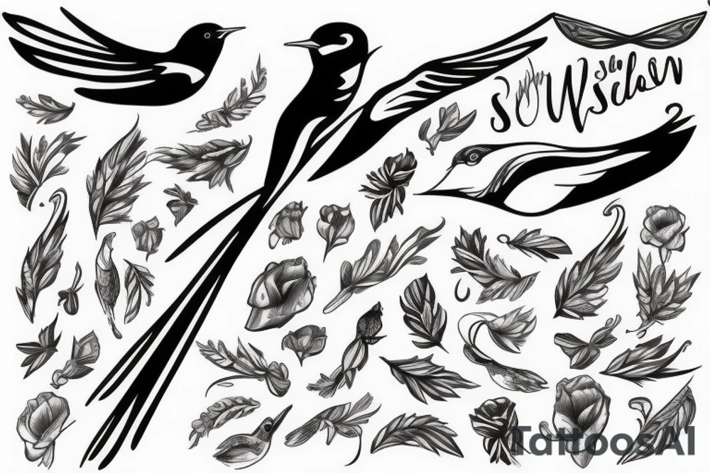 Swallow tattoo idea