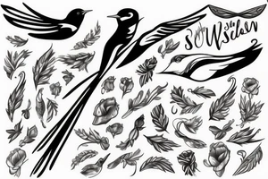 Swallow tattoo idea