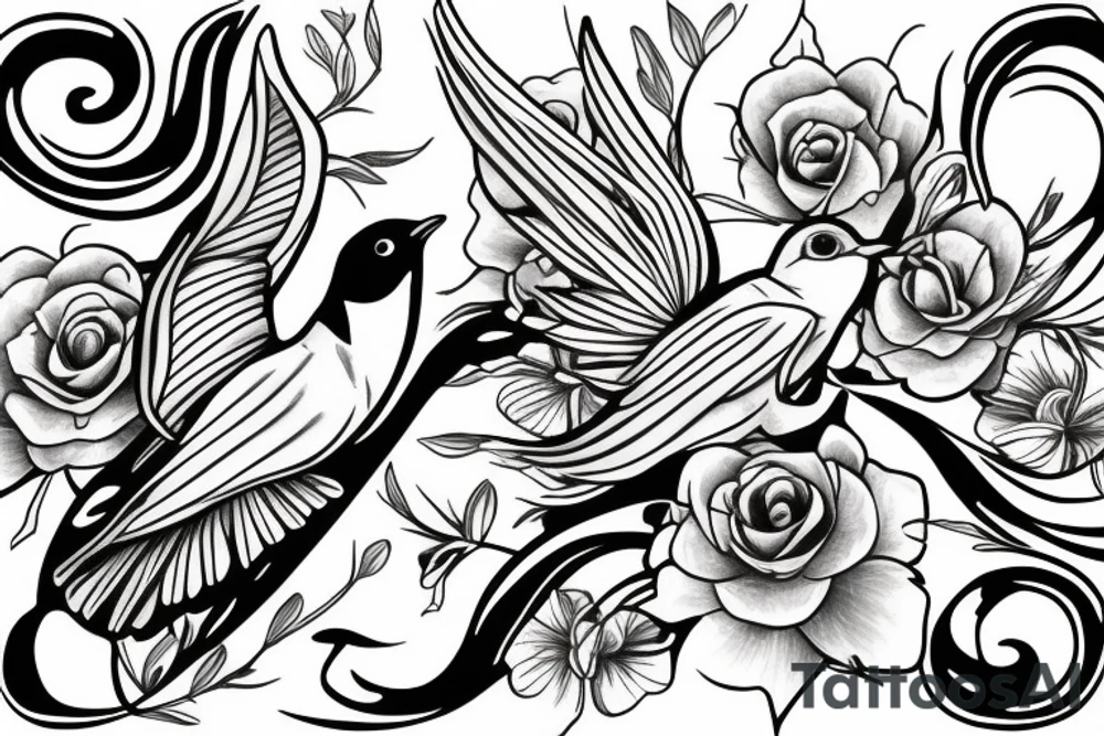 Swallow tattoo idea