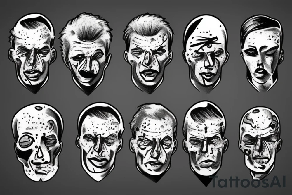 post nuclear world 1 man tattoo idea