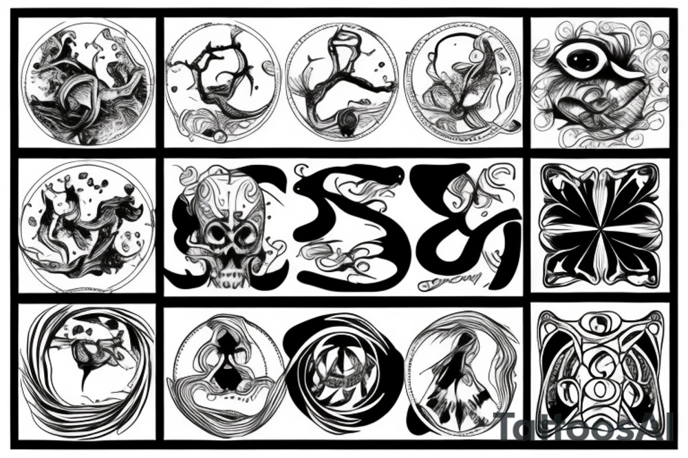 pain water tattoo idea