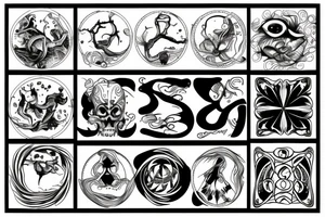 pain water tattoo idea