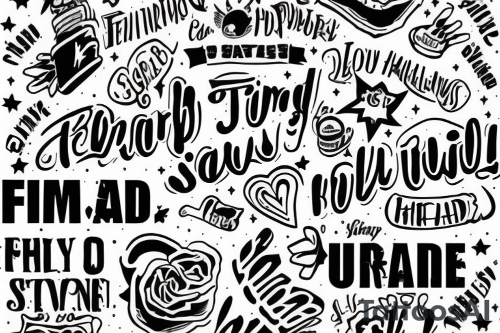 try hard quote tattoo idea