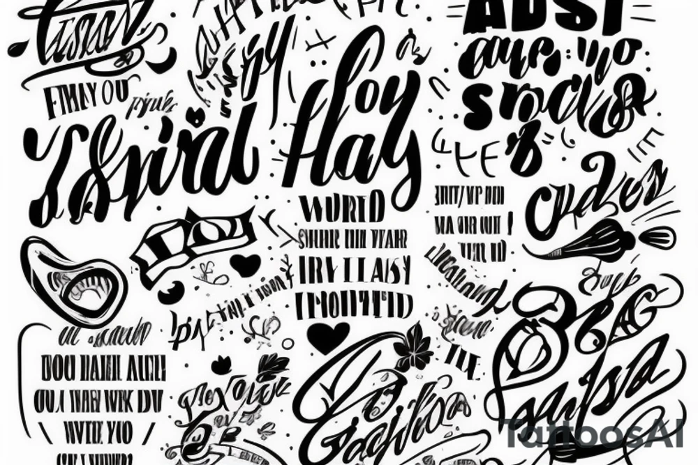 try hard quote tattoo idea