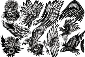 Hawks tattoo idea