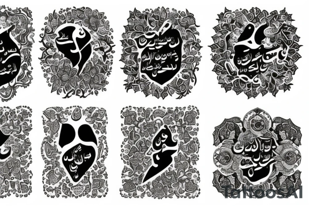 Persian poems tattoo idea