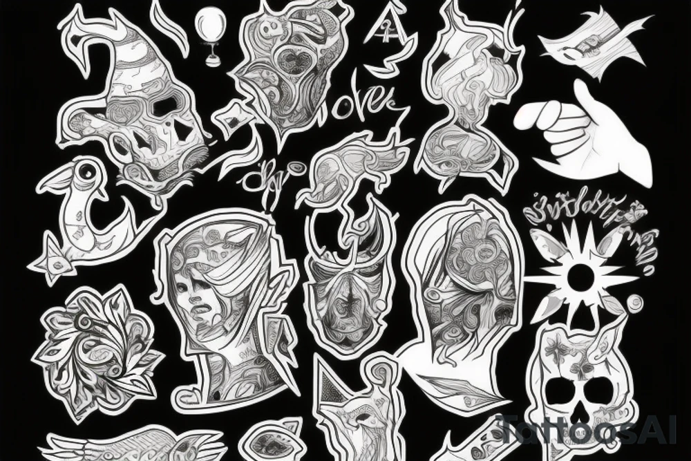 Буква а tattoo idea