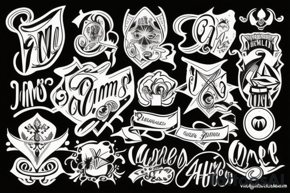 name james tattoo idea