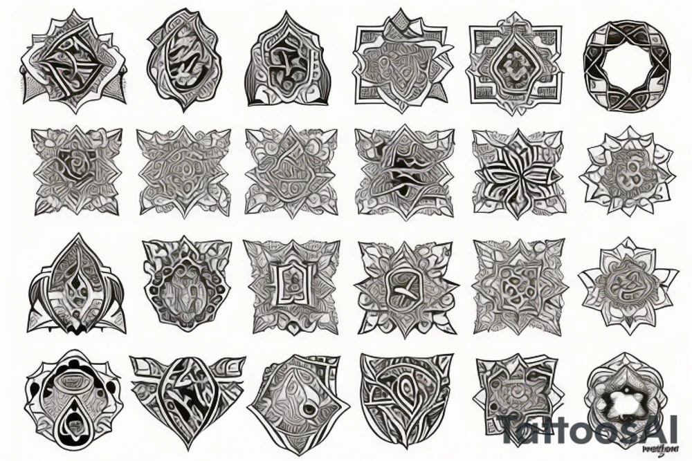Persian tattoo idea