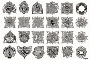 Persian tattoo idea