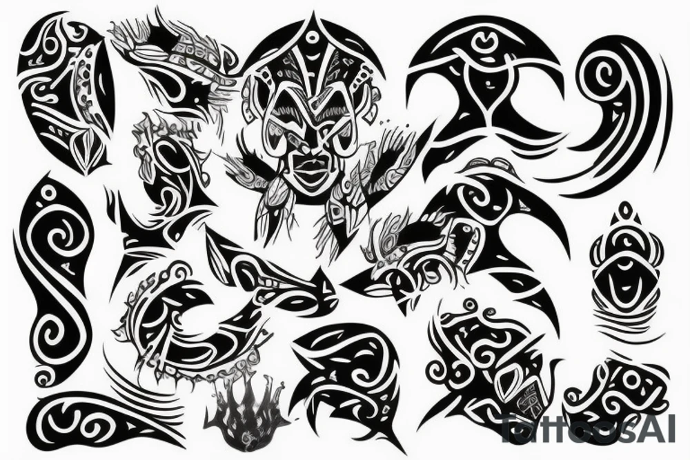 Black tattoo idea