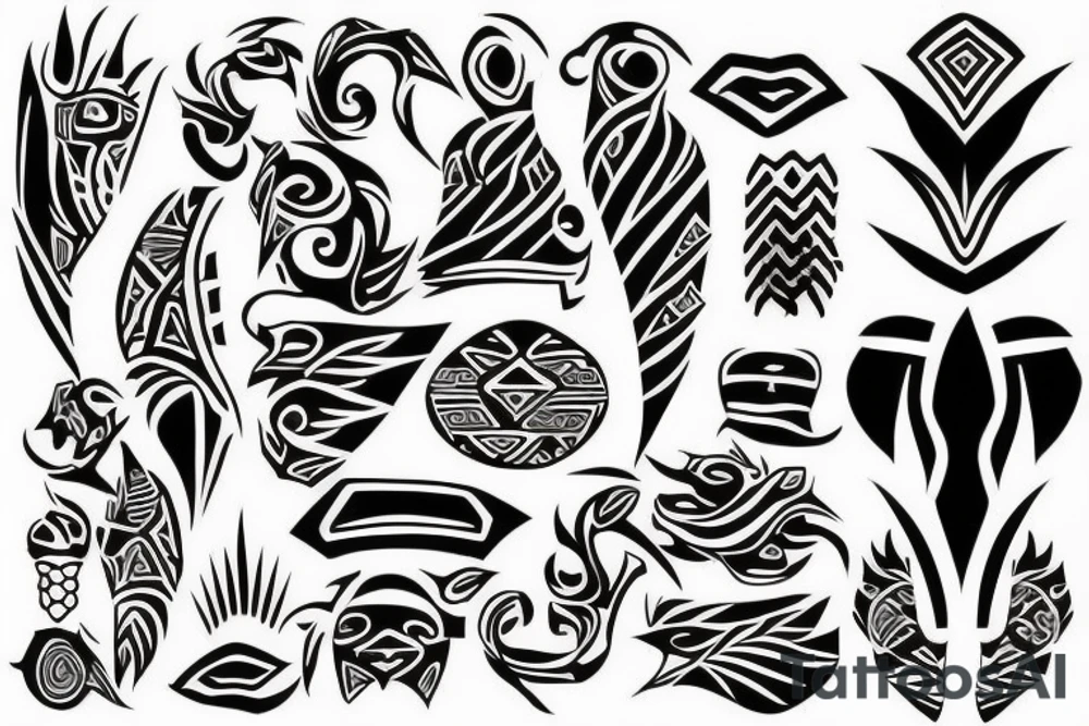 Black tattoo idea