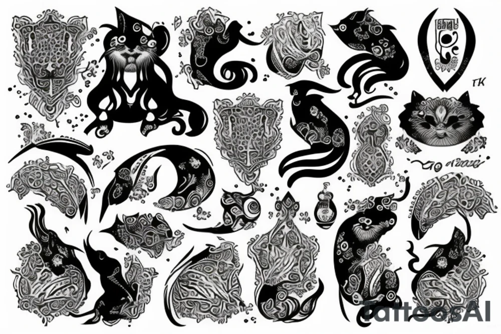 Persian style tattoo idea