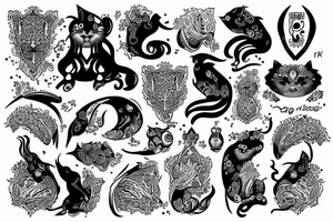 Persian style tattoo idea