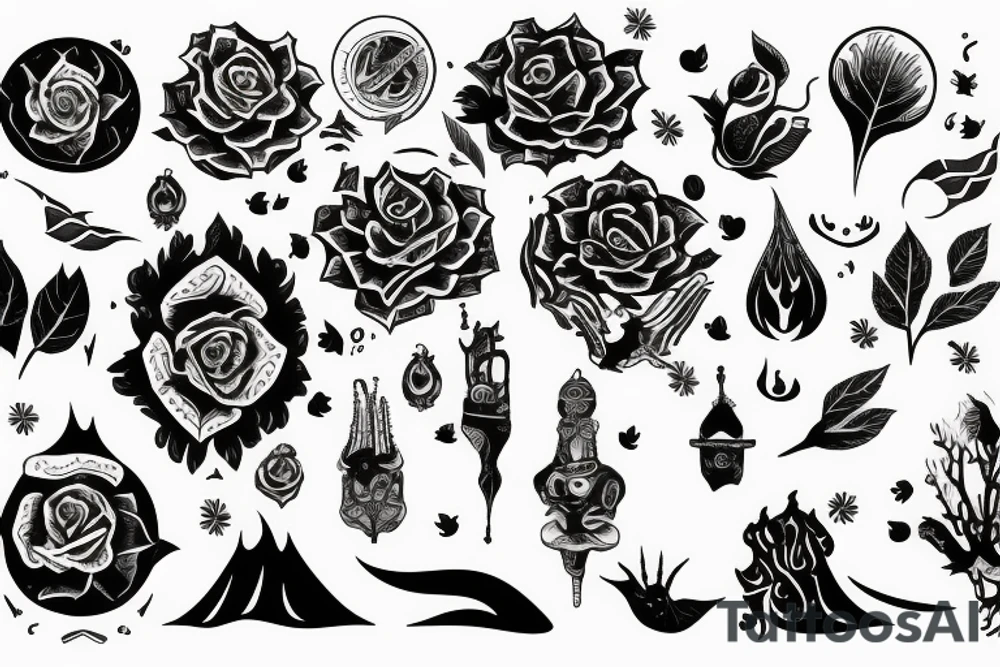 کلاغ پر سفید tattoo idea