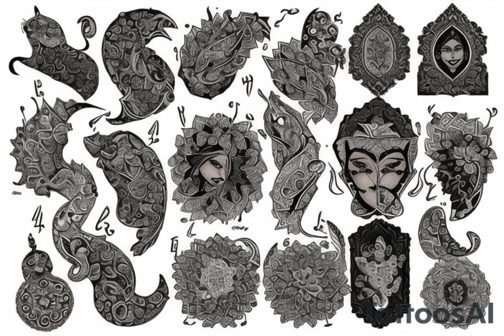 Persian tattoo idea