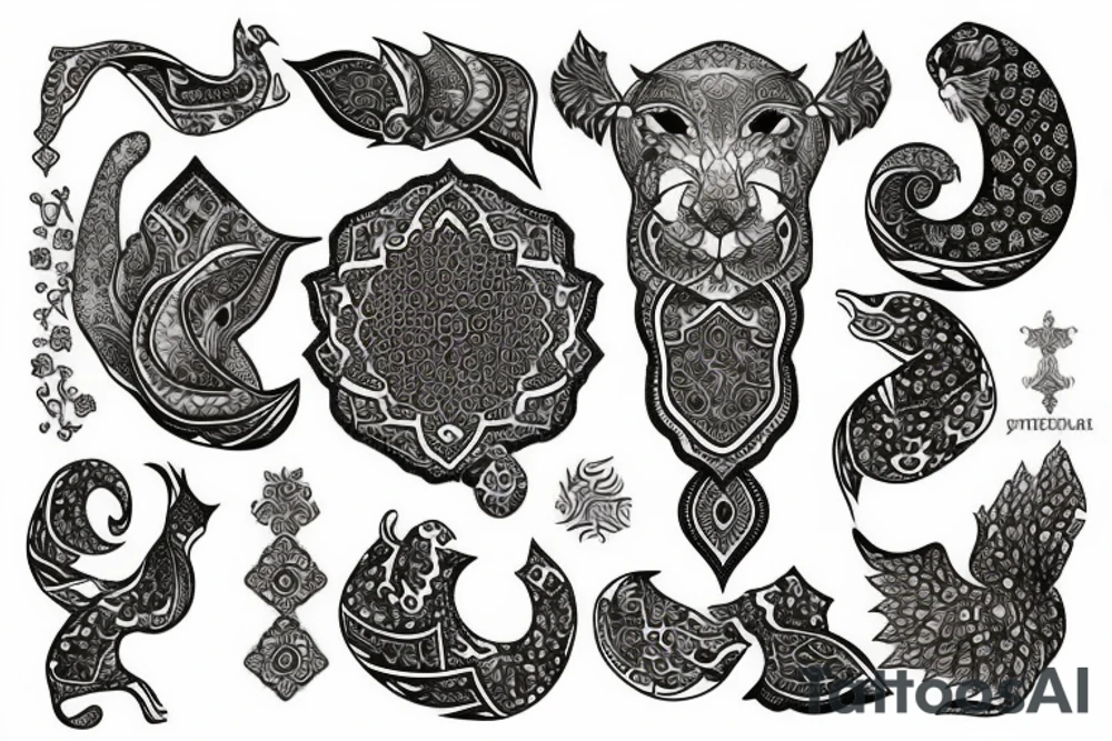 Persian style tattoo idea
