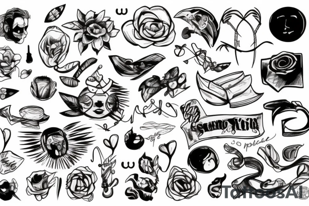 Shrugging tattoo idea
