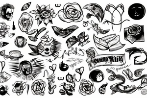 Shrugging tattoo idea