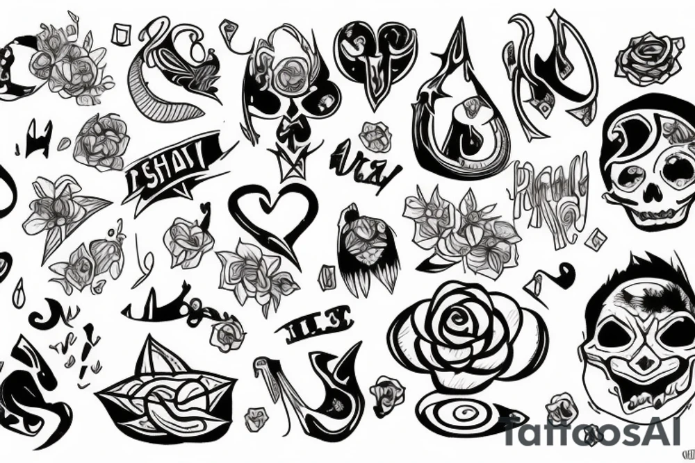 Shrugging tattoo idea