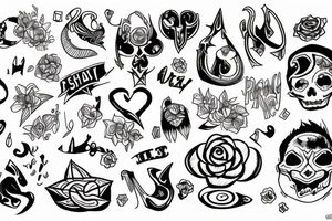Shrugging tattoo idea