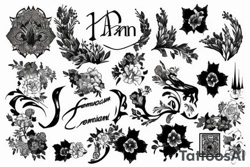 country of Iran tattoo idea