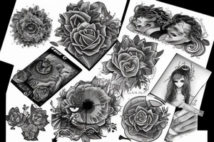 inscription “still dreaming of being special” tattoo idea
