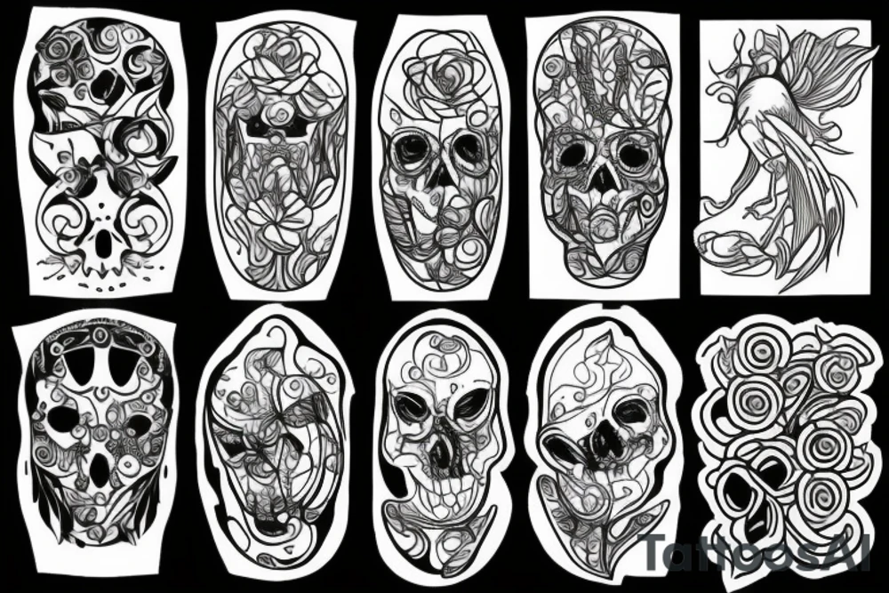 glass tattoo idea