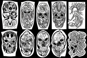 glass tattoo idea