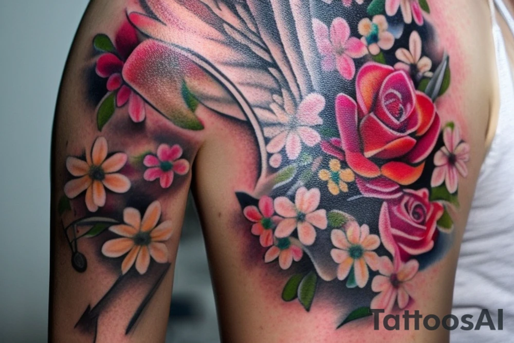 Раскидистое дерево с символом чёрного солнца,и змей обвивающий ствол. tattoo idea