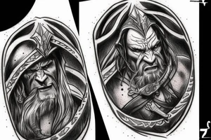 The Lord of the Rings The Orcs of Gundabad tattoo idea