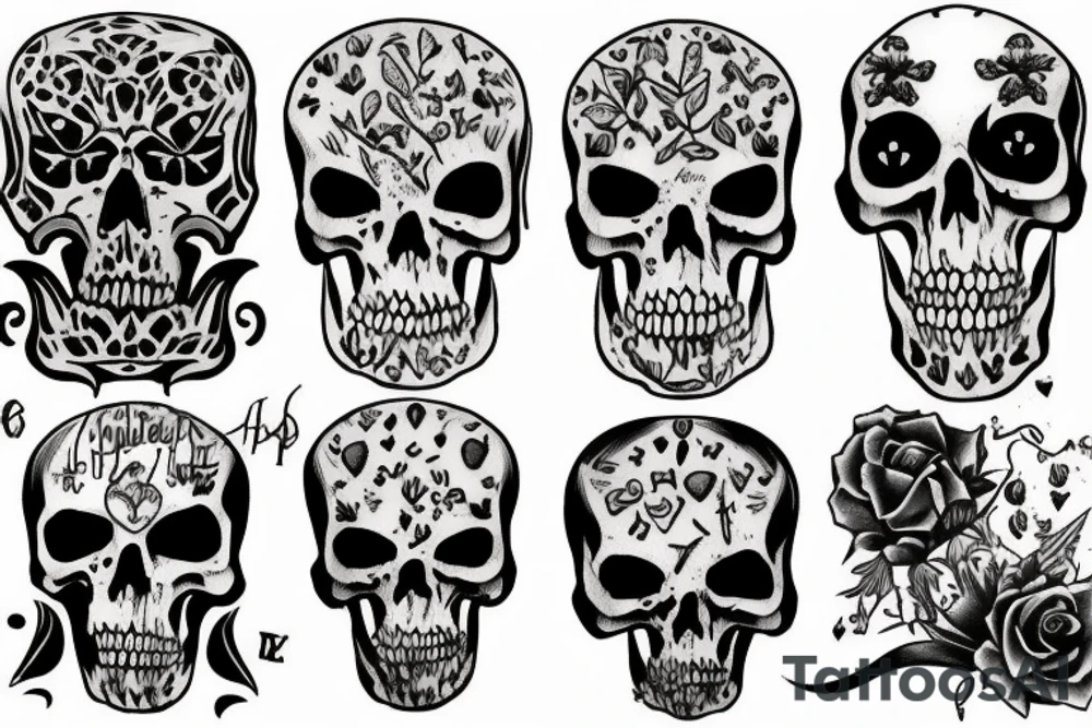 death and depression tattoo idea