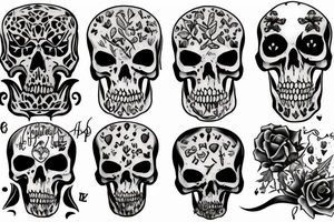 death and depression tattoo idea