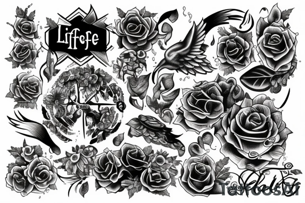 Life is suffering tattoo idea